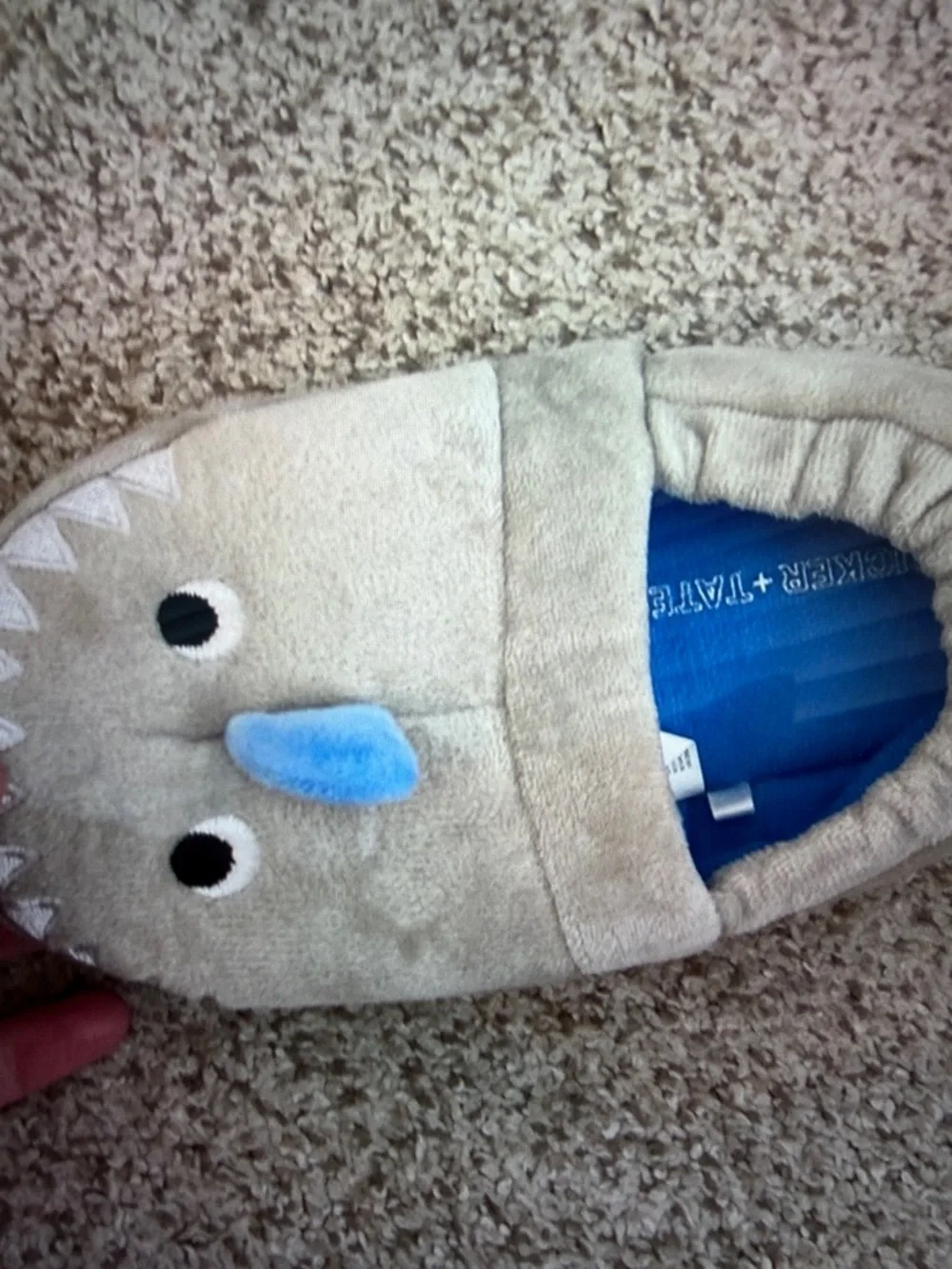 Tucker and Tate shark slippers, 11